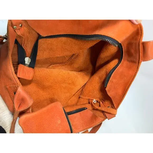 Clare V MessengerCrossbody Bag Nubuck-Unlined